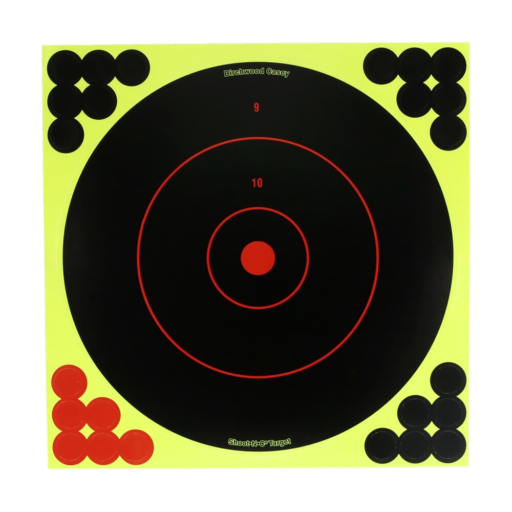 birchwood casey tdsnc1225pk target dispenser adhesive paper 12" bullseye includes pasters 25 per pack Birchwood Casey TDSNC1225PK Target Dispenser Adhesive Paper 12" Bullseye Includes Pasters 25 Sports South item 136486