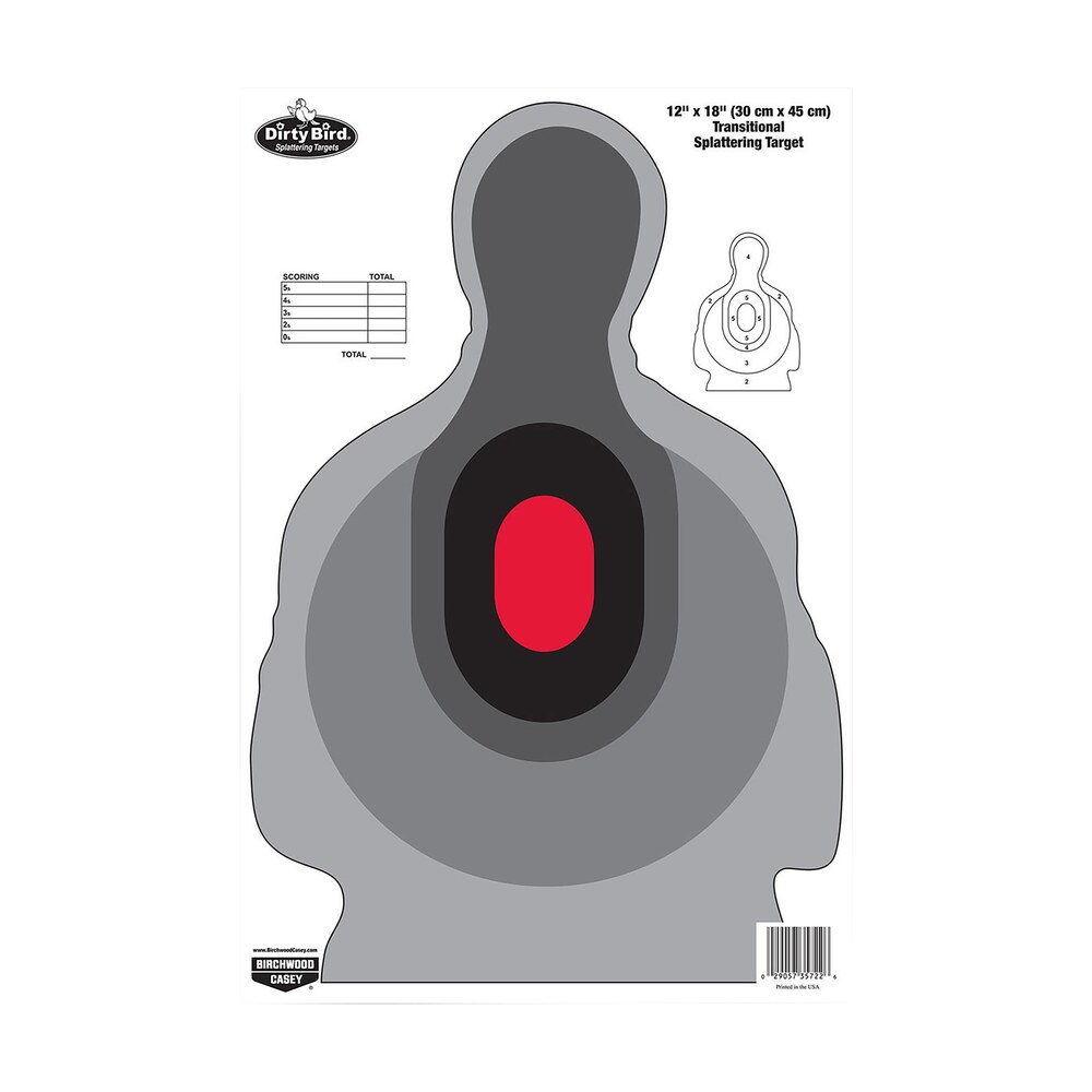 birchwood casey 35727 dirty bird silhouette tagboard target 12" x 18" 8 per pkg Birchwood Casey 35727 Dirty Bird Silhouette Tagboard Target 12" x 18" 8 Per Pkg Sports South item 136564