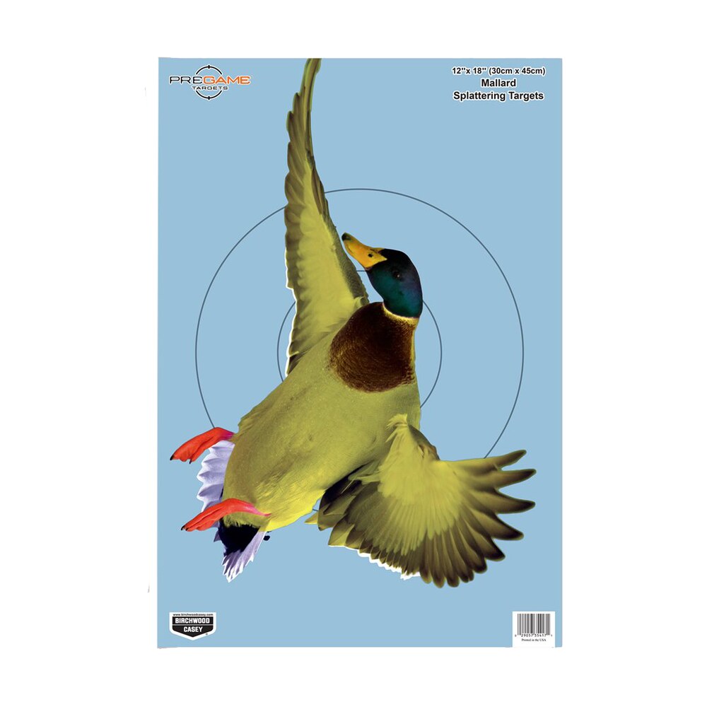 birchwood casey 35407 pregame duck paper hanging rifle/shotgun 12" x 18" impact enhancement 8 per pkg Birchwood Casey 35407 Pregame Duck Paper Hanging Rifle/Shotgun 12" x 18" Impact Enhancement 8 Sports South item 136566