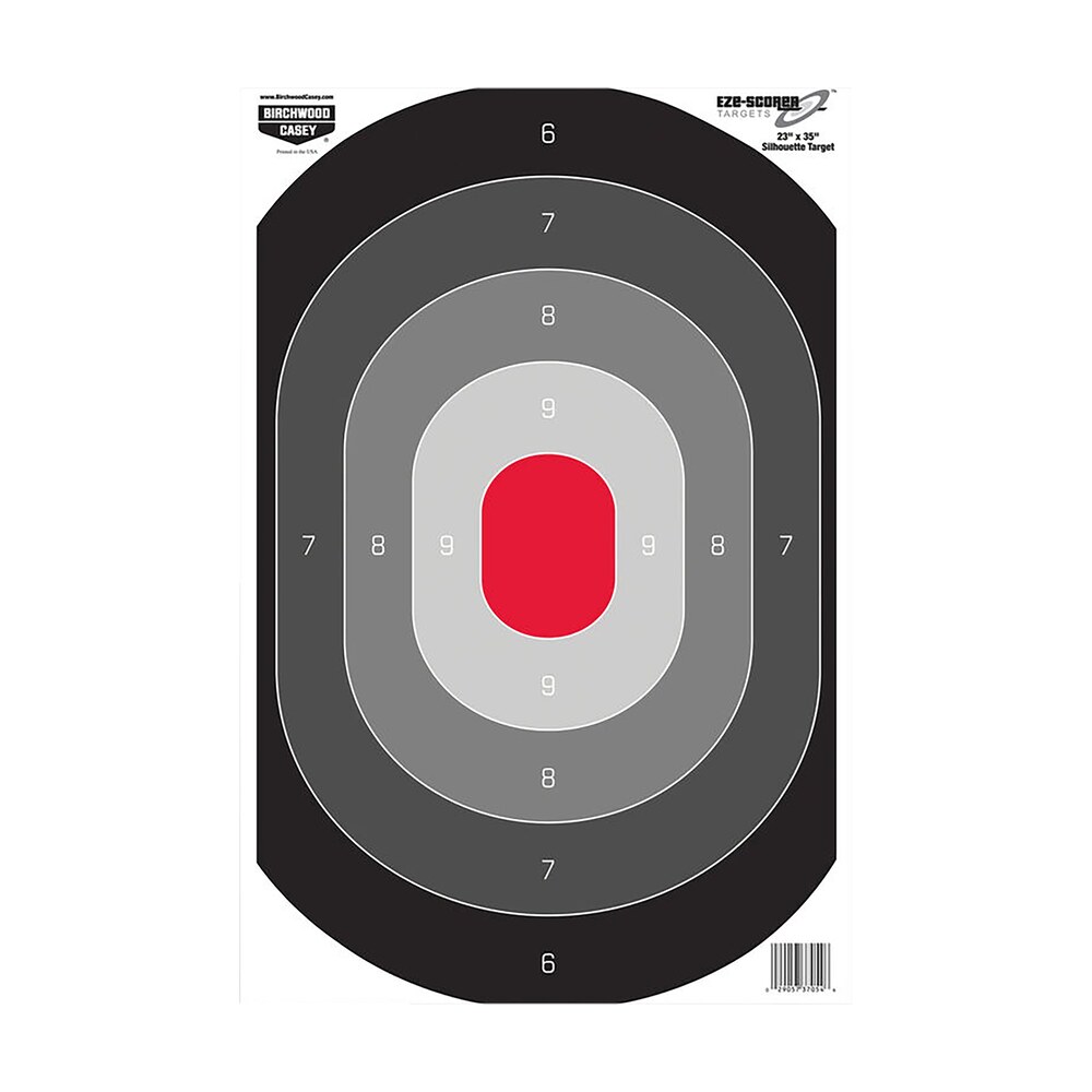 birchwood casey 37054 eze scorer silhouette paper target 23" x 35" 100 per pkg Birchwood Casey 37054 EZE-Scorer Silhouette Paper Target 23" x 35" 100 Per Pkg Sports South item 136582