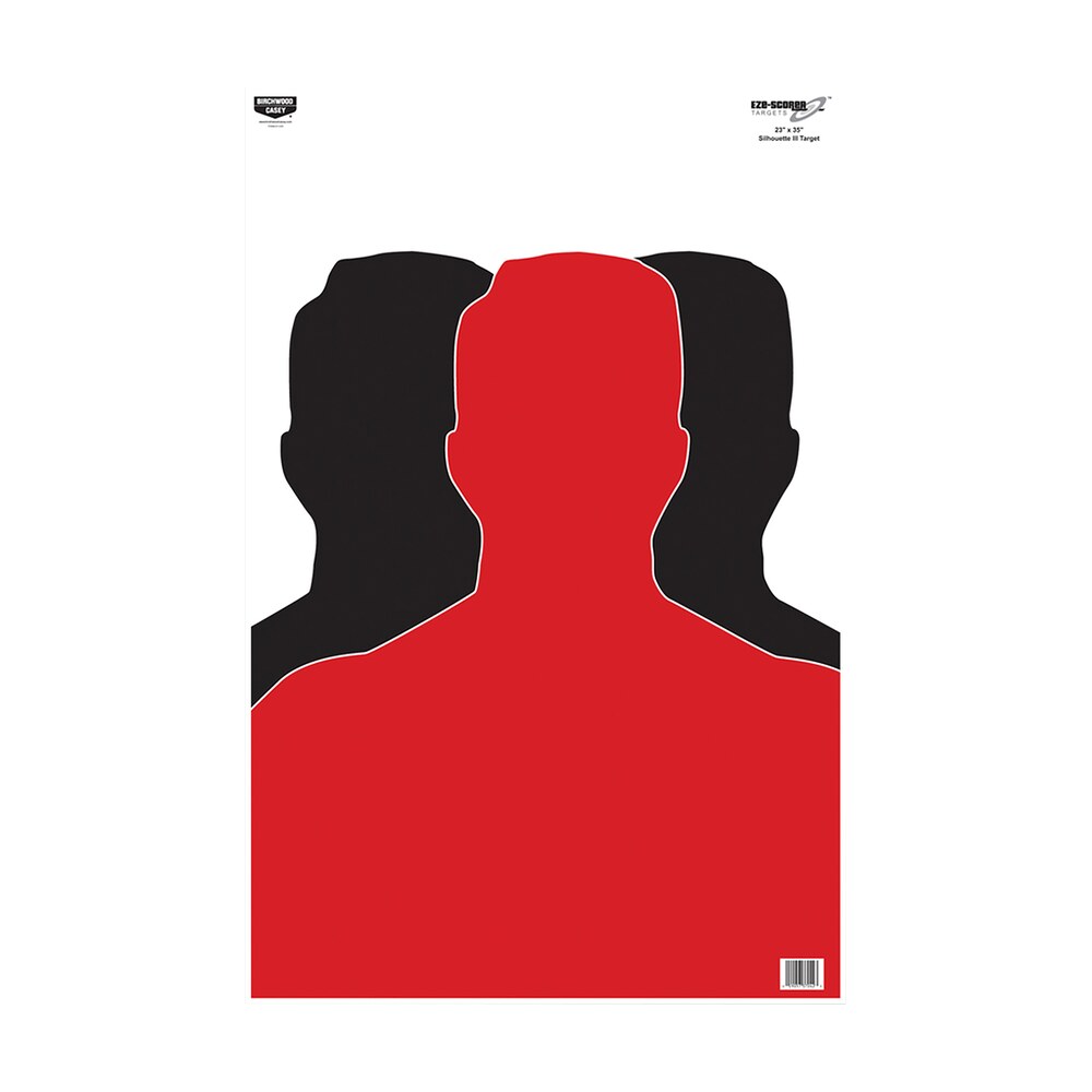 birchwood casey 37042 eze scorer silhouette paper target 23" x 35" 100 per pkg Birchwood Casey 37042 EZE-Scorer Silhouette Paper Target 23" x 35" 100 Per Pkg Sports South item 136587