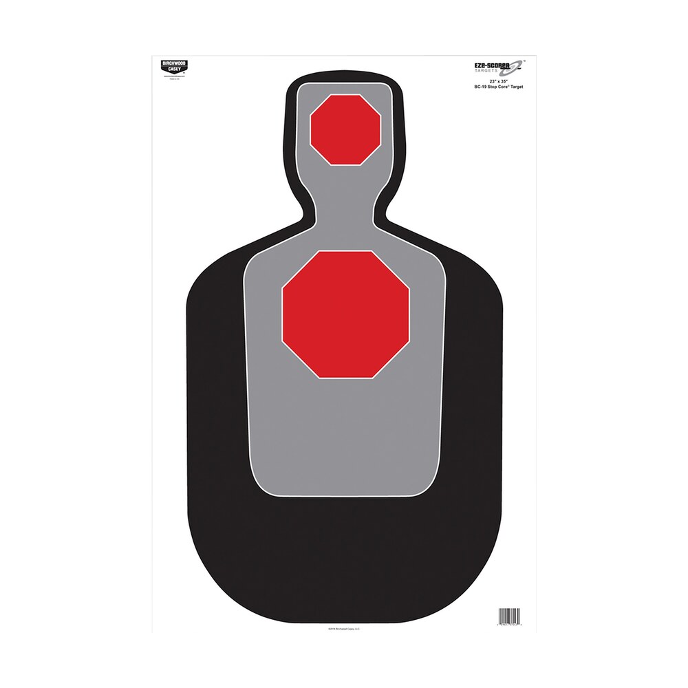 birchwood casey 37043 eze scorer bc 19 silhouette paper target 23" x 35" 100 per pkg Birchwood Casey 37043 EZE-Scorer BC-19 Silhouette Paper Target 23" x 35" 100 Per Pkg Sports South item 136588