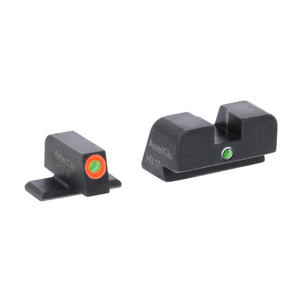 ameriglo sg201 i dot sight set for sig sauer green tritium orange outline front sight green tritium rear sight AmeriGlo SG201 i-Dot Sight Set for SIG Sauer Green Tritium Orange Outline Front Sight-Green Sports South item 136700