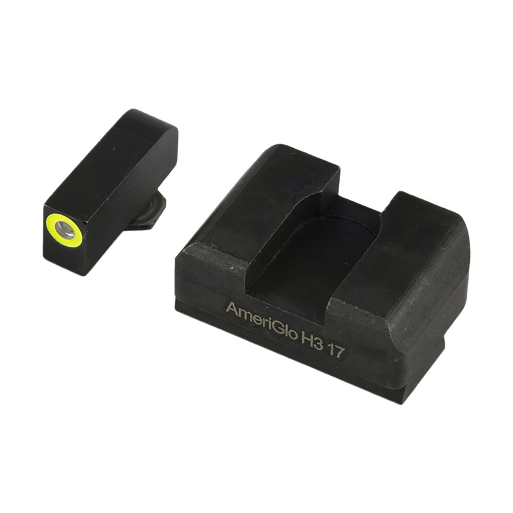 ameriglo gl611 optic compatible sight set for glock xl tall green tritium lumigreen outline front sight black rear sight AmeriGlo GL611 Optic Compatible Sight Set for Glock XL Tall Green Tritium LumiGreen Outline Sports South item 136715