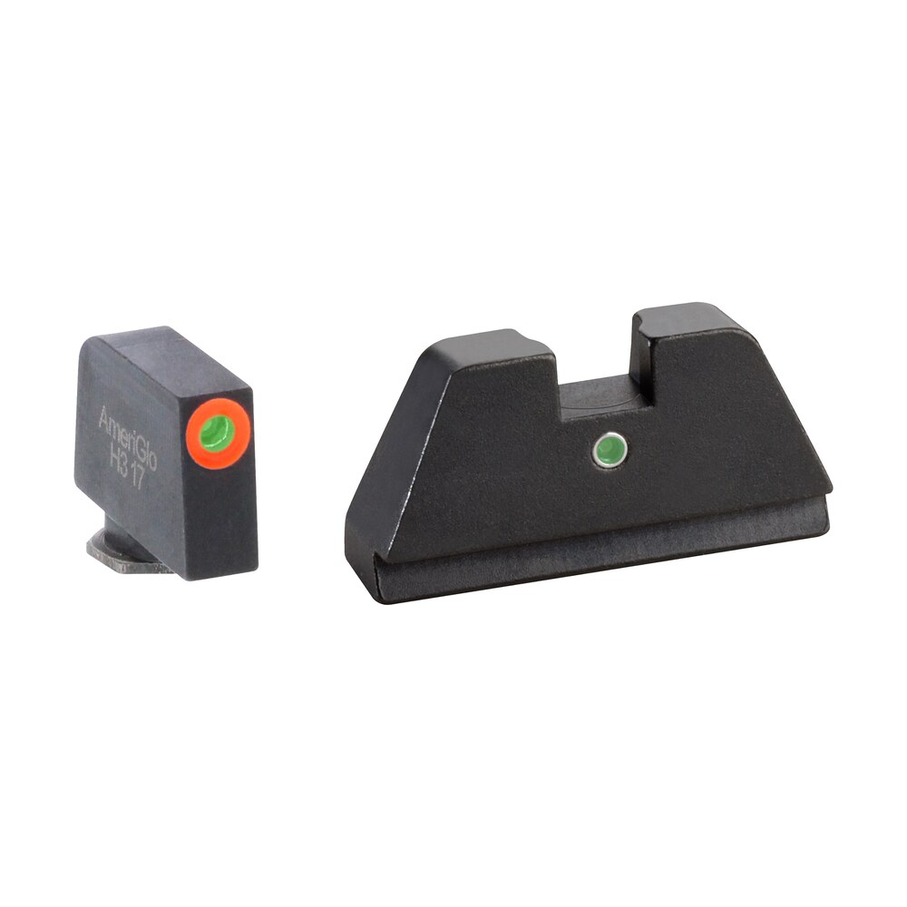 ameriglo gl291 optic compatible sight set for glock xl tall green tritium orange outline front sight green tritium rear sight AmeriGlo GL291 Optic Compatible Sight Set for Glock XL Tall Green Tritium Orange Outline Front Sports South item 136717