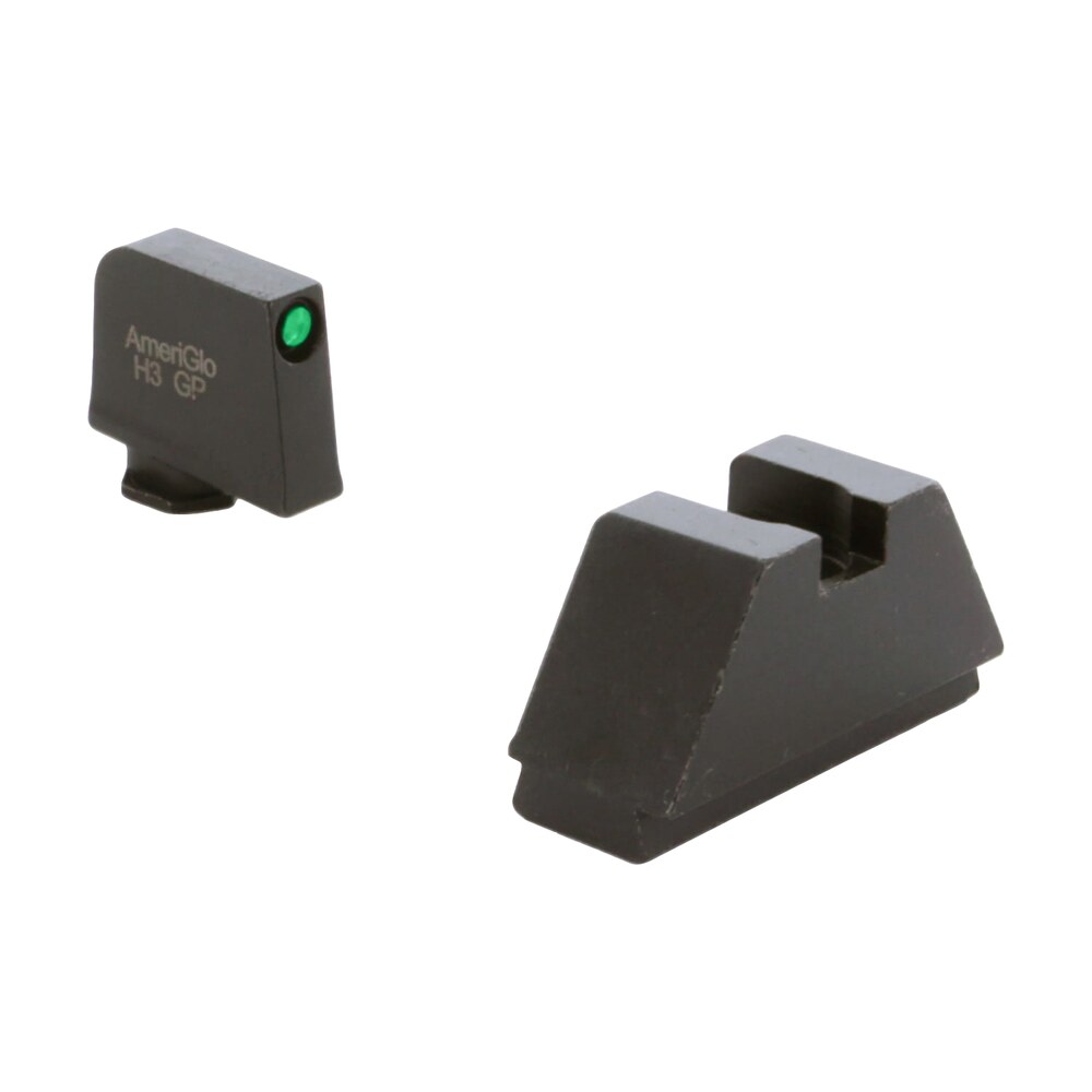 ameriglo gl810 optic compatible sight set for glock 2xl tall green tritium black outline front sight black rear sight AmeriGlo GL810 Optic Compatible Sight Set for Glock 2XL Tall Green Tritium Black Outline Front Sports South item 136723
