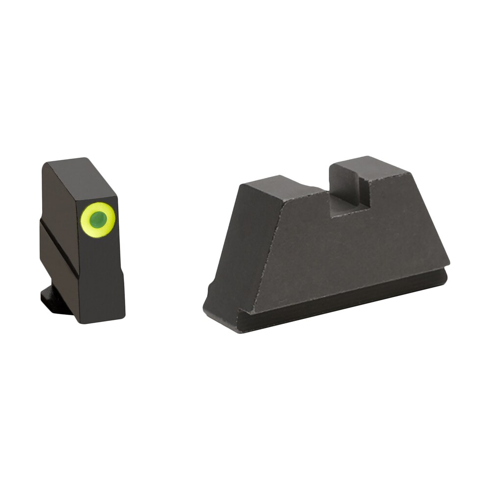 ameriglo gl691 optic compatible sight set for glock 3xl tall green tritium lumigreen outline front sight black rear sight AmeriGlo GL691 Optic Compatible Sight Set for Glock 3XL Tall Green Tritium Lumigreen Outline Sports South item 136726