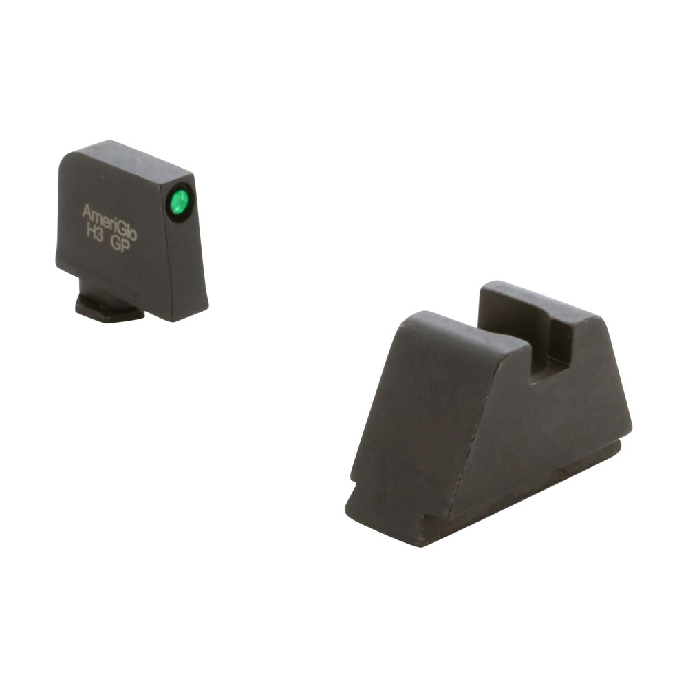 ameriglo gl811 optic compatible sight set for glock 3xl tall green tritium black outline front sight black rear sight AmeriGlo GL811 Optic Compatible Sight Set for Glock 3XL Tall Green Tritium Black Outline Front Sports South item 136727