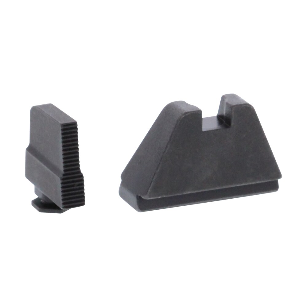 ameriglo gl507 optic compatible sight set for glock 5xl tall serrated front sight black rear sight AmeriGlo GL507 Optic Compatible Sight Set for Glock 5XL Tall Serrated Front Sight-Black Rear Sports South item 136729