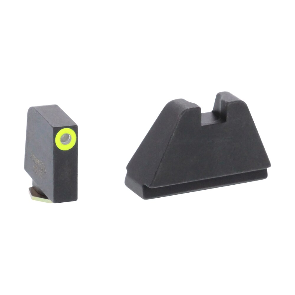 ameriglo gl682 optic compatible sight set for glock 5xl tall green tritium lumigreen outline front sight black rear sight AmeriGlo GL682 Optic Compatible Sight Set for Glock 5XL Tall Green Tritium LumiGreen Outline Sports South item 136731