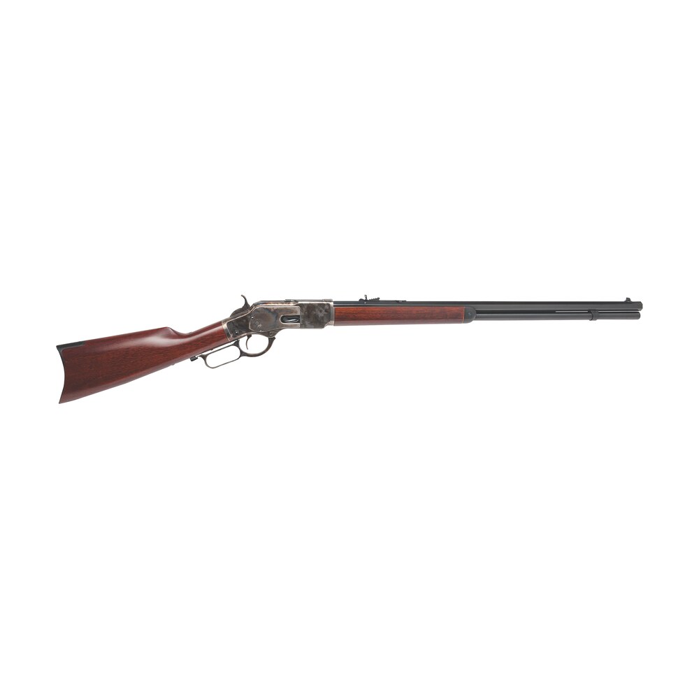 cimarron ca282 1873 sporting full size 45 colt (long colt) 13+1 24" blued octagon barrel, color case hardened stainless steel receiver, fixed walnut stock, right hand Cimarron CA282 1873 Sporting Full Size 45 Colt (Long Colt) 13+1 24" Blued Octagon Sports South item 136760
