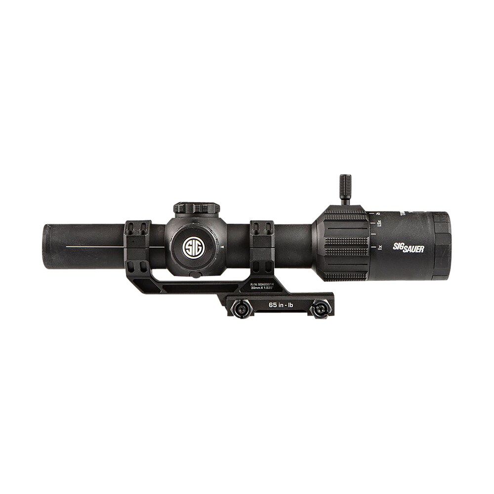 sig sauer electro optics sot61000 tango msr lpvo black 1 6x24mm, 30mm tube illuminated bdc6 reticle features throw lever & alpha msr mount Sig Sauer Electro-Optics SOT61000 Tango-MSR LPVO Black 1-6x24mm, 30mm Tube Illuminated BDC6 Sports South item 137383