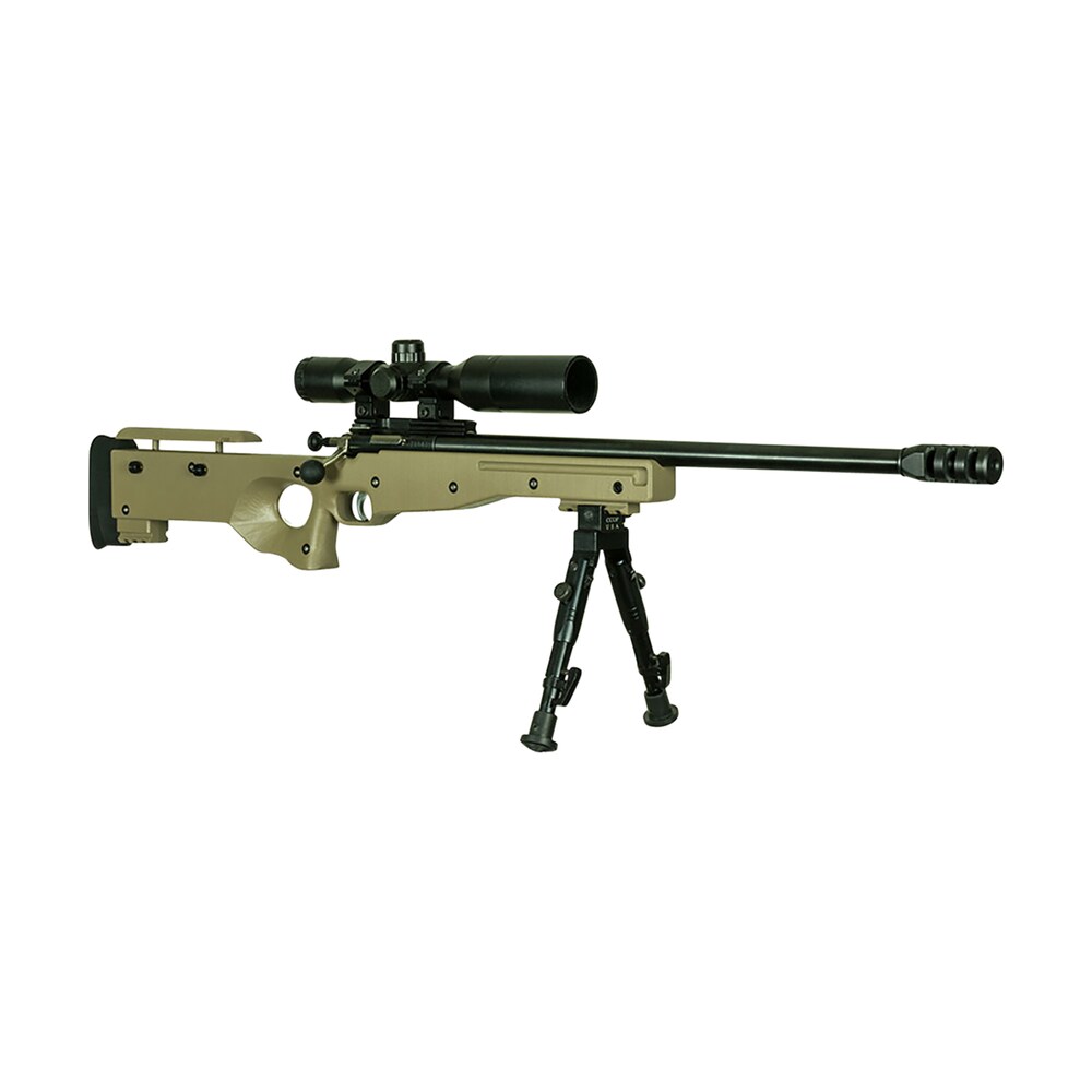 crickett ksa2157 precision complete package youth 22 wmr 1rd 16.12" threaded bull barrel w/muzzle brake, thumbhole fde synthetic stock w/adjustable cheek comb, 10 3/8" 11 1/8" lop, includes 4x28 comba Crickett KSA2157 Precision Complete Package Youth 22 WMR 1rd 16.12" Threaded Bull Barrel Sports South item 137730