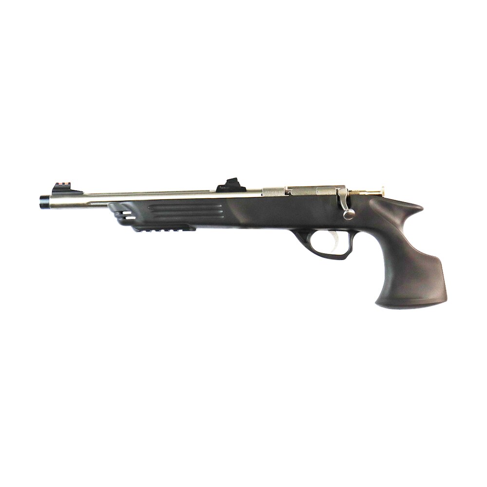 crickett ksa696 adult pistol 22 lr 1rd 10.50" stainless steel threaded barrel w/cap, williams fire sights, integrated picatinny accessory rail, synthetic grip, rebounding firing pin safety Crickett KSA696 Adult Pistol 22 LR 1rd 10.50" Stainless Steel Threaded Barrel Sports South item 137732