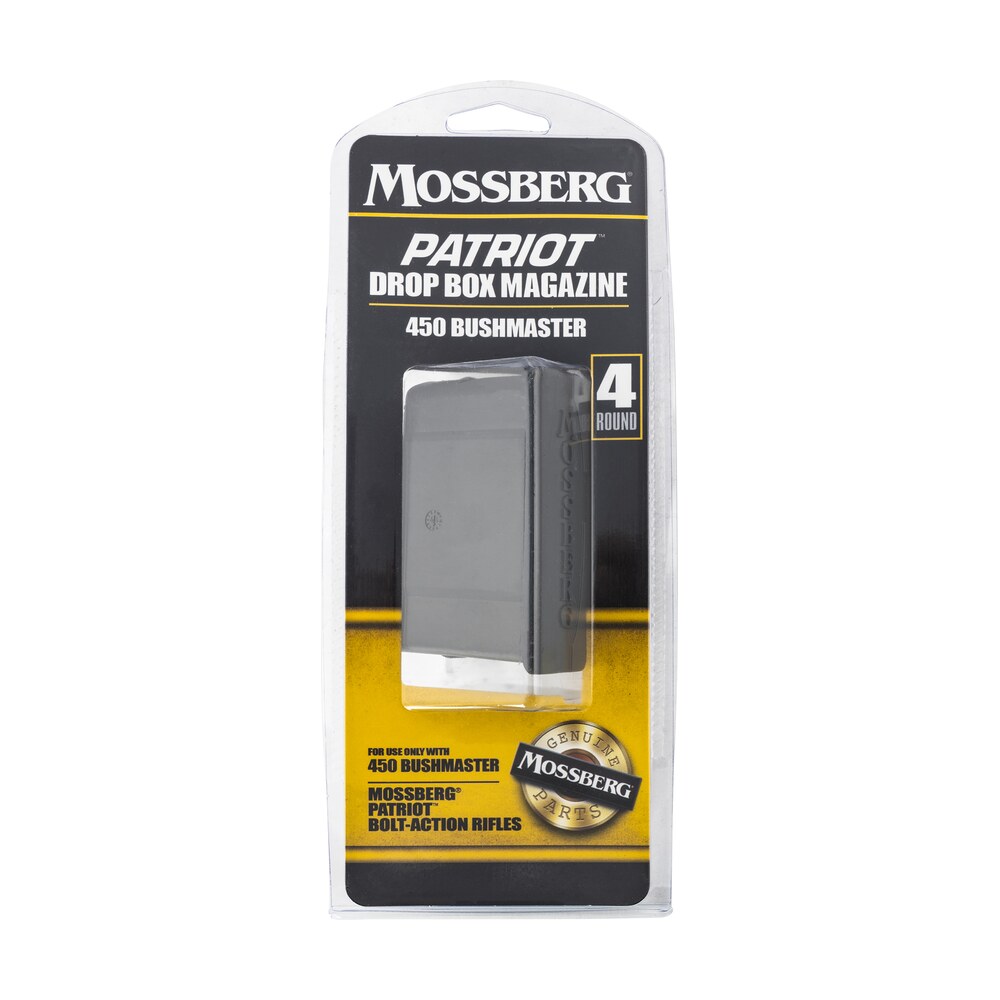 mossberg 95037 drop box magazine patriot 4rd 450 bushmaster bolt action black Mossberg 95037 Drop Box Magazine Patriot 4rd 450 Bushmaster Bolt Sports South item 137769