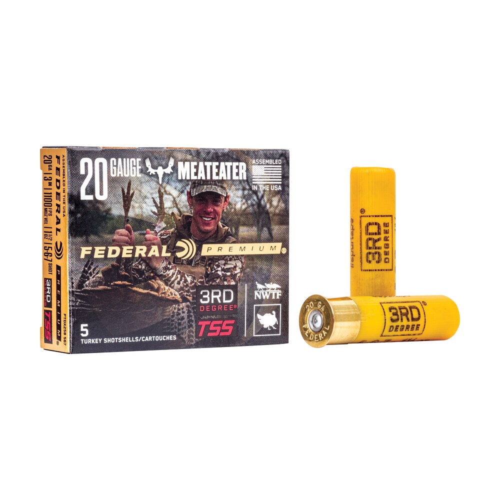 federal ptdx258567 premium 3rd degree 20gauge 3" 1 1/2oz 5/6/7shot 5 per box/50 case Federal PTDX258567 Premium 3rd Degree 20Gauge 3" 1 1/2oz 5/6/7Shot 5 Per Box/50 Case Sports South item 137826