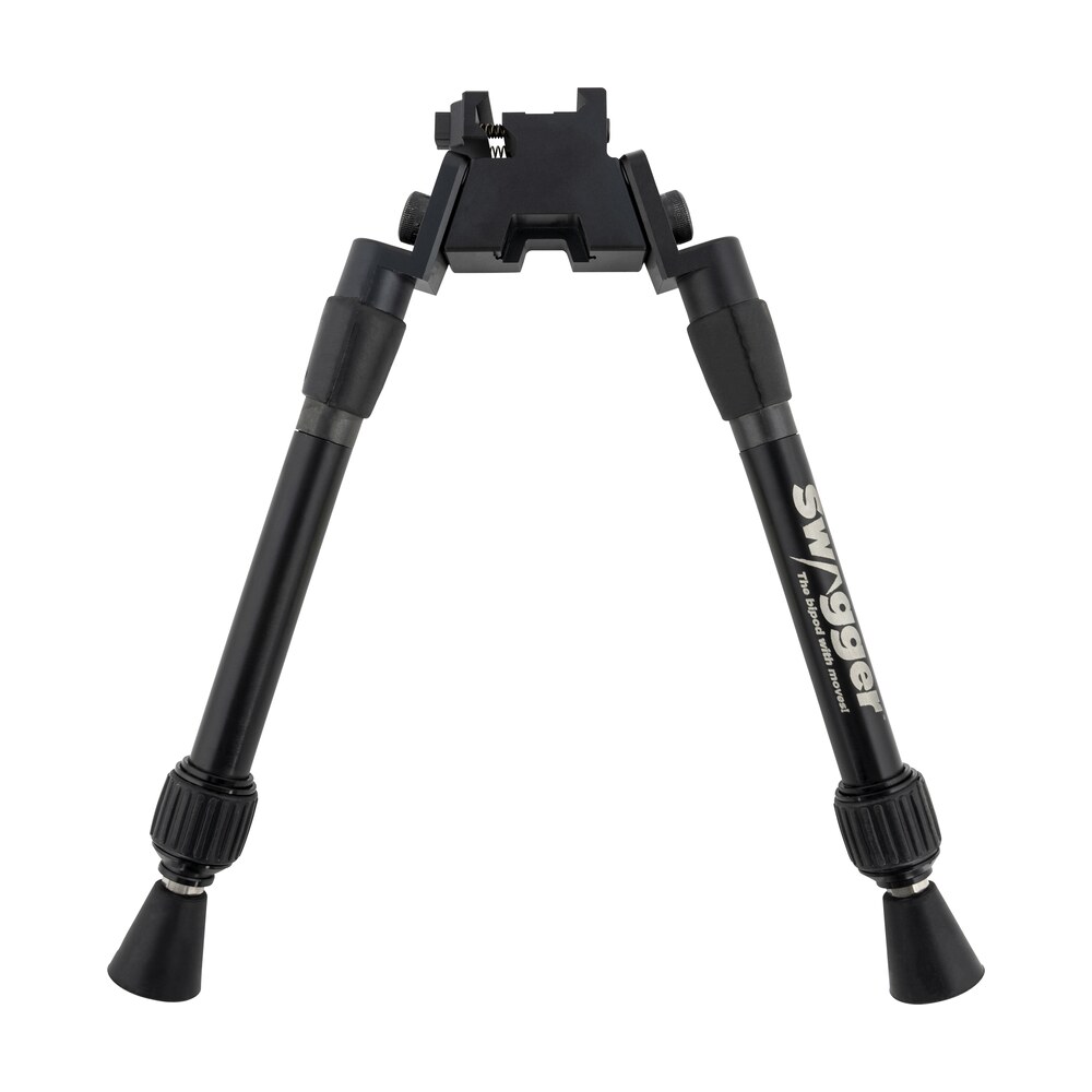 swagger swagbpsea12 sea12 extreme angle bipod with black finish, picatinny attachment & 9 12" vertical adjustment Swagger SWAGBPSEA12 Sea12 Extreme Angle Bipod Sports South item 138057