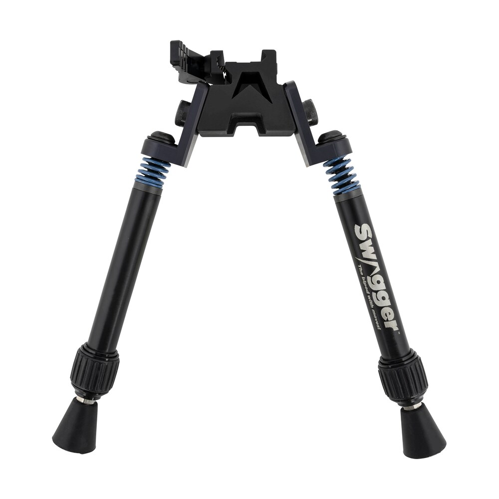 swagger swagbpsfr10 sfr10 flex to rigid qd bipod with black finish, picatinny attachment & 6 10.50" vertical adjustment Swagger SWAGBPSFR10 SFR10 Flex to Rigid QD Bipod Sports South item 138058
