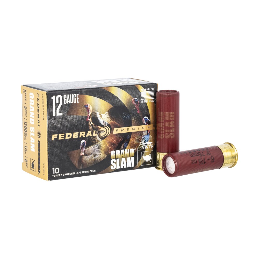 federal pfcx157f6 premium grand slam 12gauge 3" 1 3/4oz 6shot 10 per box/25 case Federal PFCX157F6 Premium Grand Slam 12Gauge 3" 1 3/4oz 6Shot 10 Per Box/25 Case Sports South item 138094