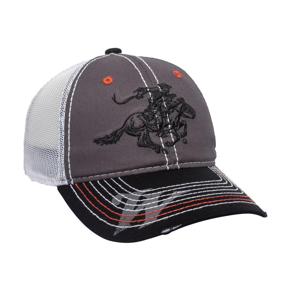 outdoor cap win35b winchester cap cotton twill black/charcoal/white unstructured osfa Outdoor Cap WIN35B Winchester Cap Cotton Twill Black/Charcoal/White Unstructured OSFA Sports South item 138300