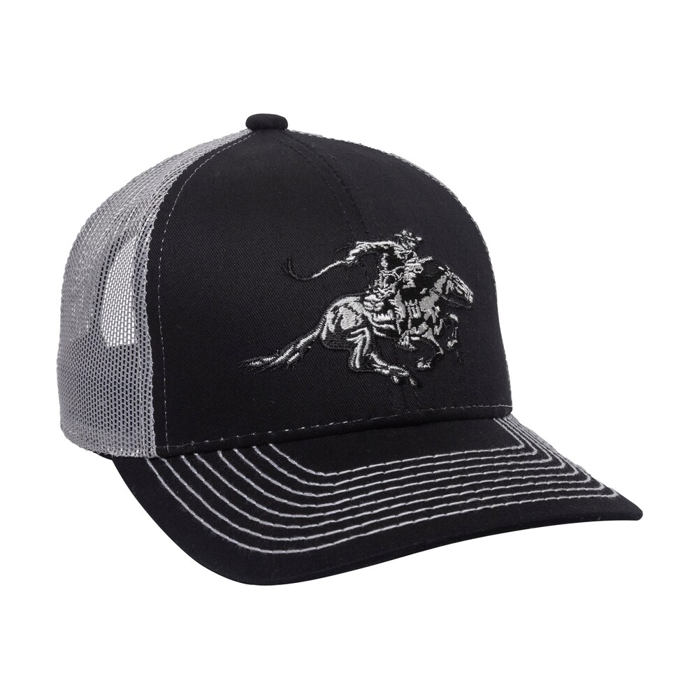 outdoor cap win46b winchester cap cotton twill black/light gray structured osfa Outdoor Cap WIN46B Winchester Cap Cotton Twill Black/Light Gray Structured OSFA Sports South item 138301