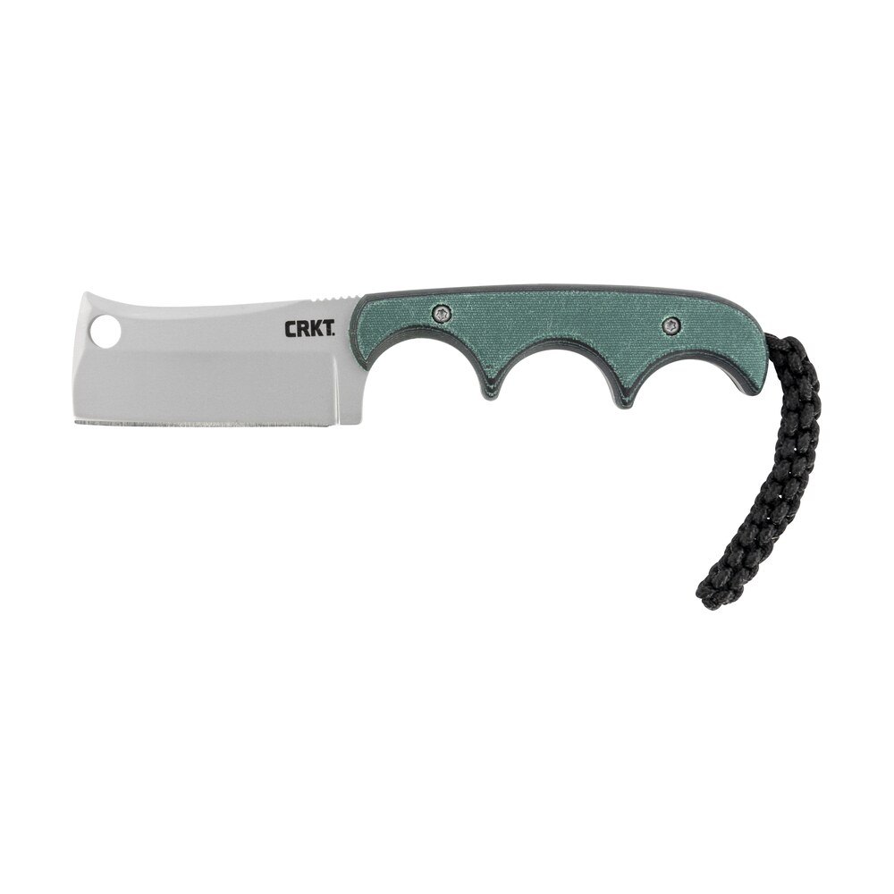 crkt 2383 minimalist 2.13" fixed cleaver plain bead blasted 5cr15mov ss blade/ green contoured resin infused fiber handle includes lanyard/sheath CRKT 2383 Minimalist 2.13" Fixed Cleaver Plain Bead Blasted 5Cr15MoV SS Blade/ Green Contoured Sports South item 138432