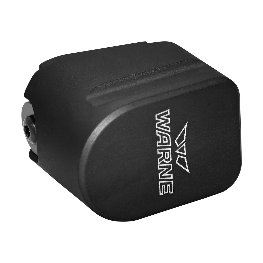 warne mesw54blk magazine extension made of 6061 t6 aluminum with hardcoat anodized black finish for s&w m&p magazines (adds 5rds 9mm luger, 4rds 40 s&w) Warne MESW54BLK Magazine Extension made of 6061-T6 Aluminum Sports South item 139113