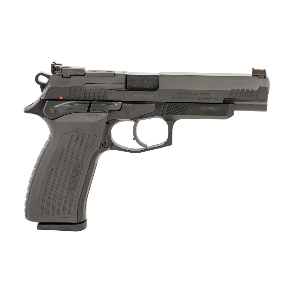 bersa tpr9xt tpr xt full size frame 9mm luger 17+1, 4.96" black steel barrel, matte black serrated steel slide & aluminum frame, ambidextrous Bersa TPR9XT TPR XT Full Size Frame 9mm Luger 17+1, 4.96" Black Steel Sports South item 139443