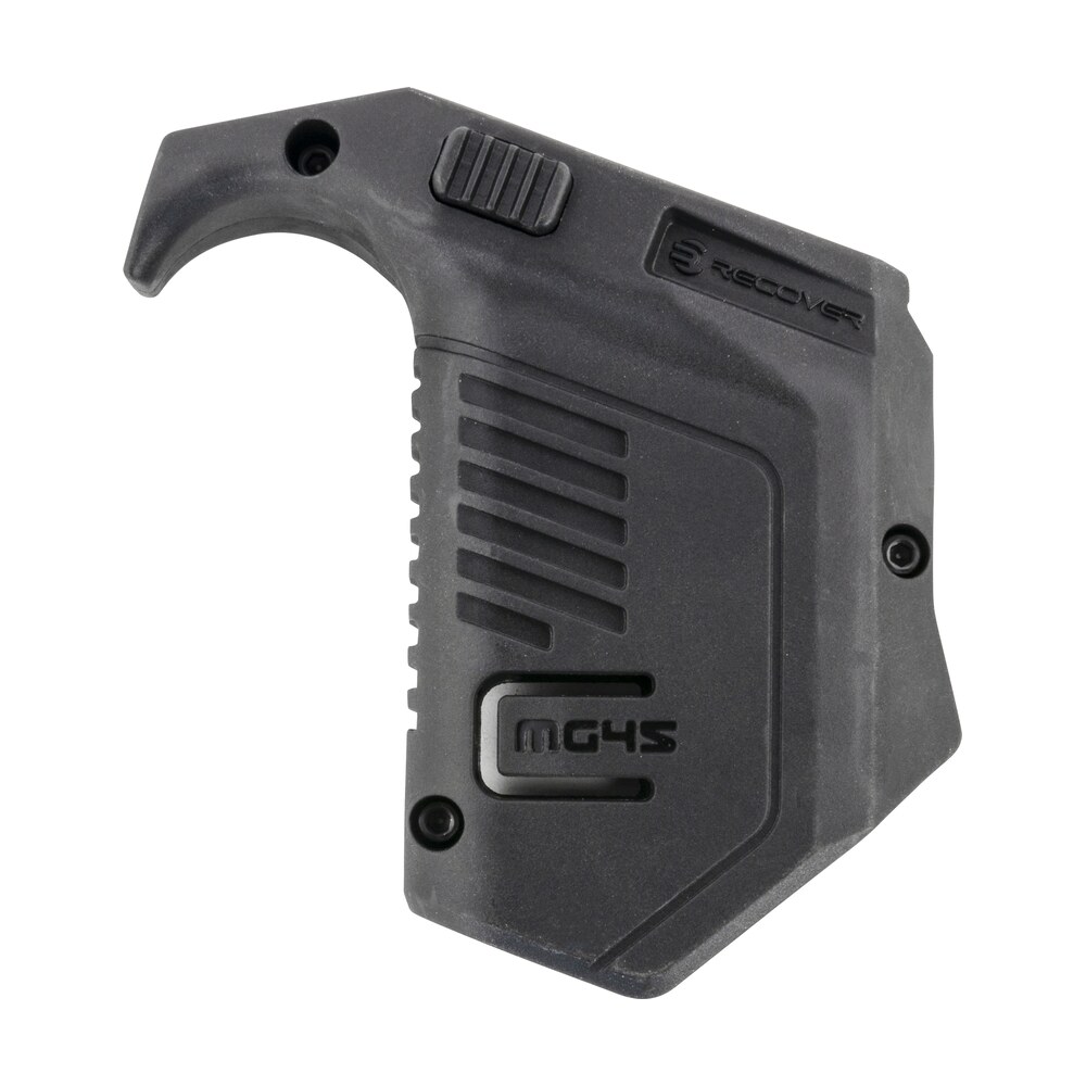 recover tactical mg4501 angled mag pouch double stack, black polymer, 45 acp/10mm auto, compatible w/ glock Recover Tactical MG4501 Angled Mag Pouch Double Stack, Black Polymer, 45 ACP/10mm Auto, Sports South item 139563