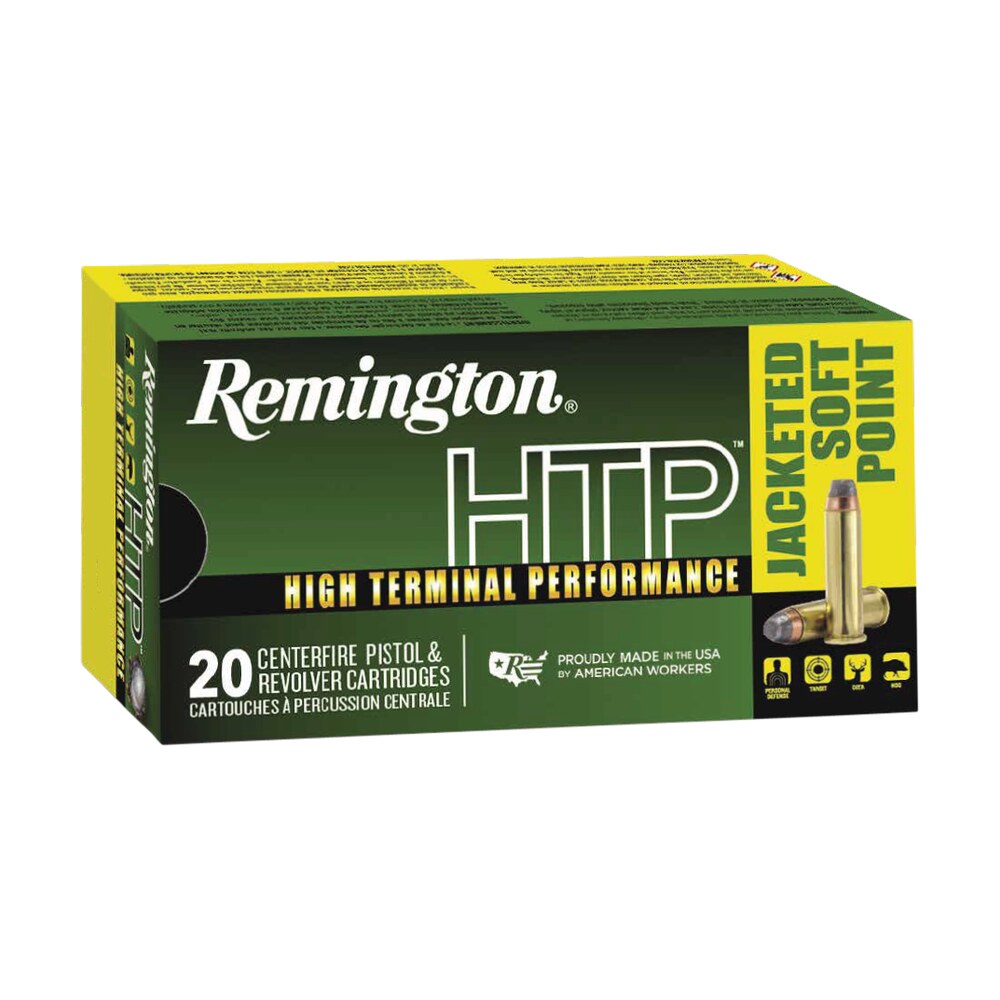 remington ammunition 23002 htp 44remmag 240gr jacketed soft point 20 per box/25 case Remington Ammunition 23002 HTP 44RemMag 240gr Jacketed Soft Point 20 Per Box/25 Case Sports South item 139747