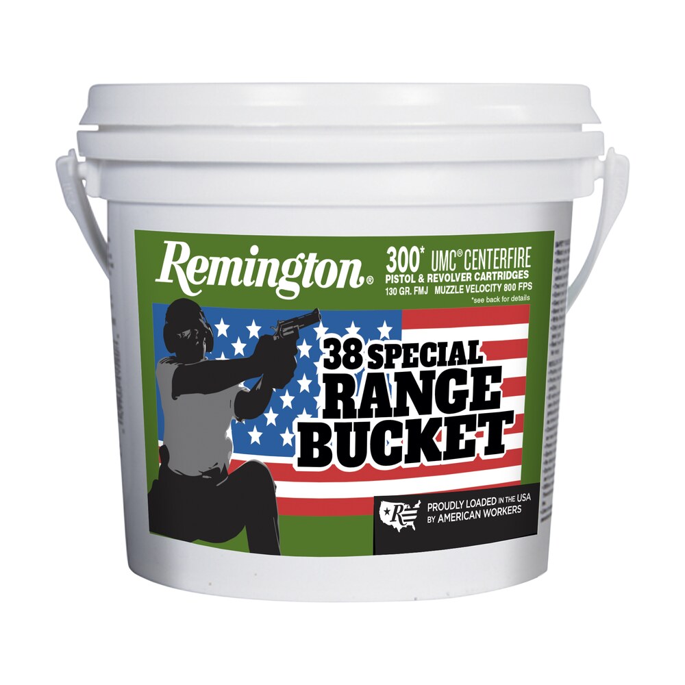 remington ammunition 23669 umc range bucket 38special 130gr full metal jacket 300 per box/4 case Remington Ammunition 23669 UMC Range Bucket 38Special 130gr Full Metal Jacket 300 Per Box/4 Sports South item 139882