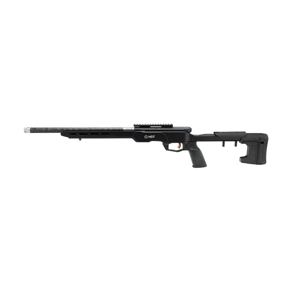savage arms 70556 b22 precision lite bolt action 22 wmr caliber with 10+1 capacity, 18" carbon fiber wrapped barrel, black metal finish & adjustable mdt aluminum chassis black stock right hand (full s Savage Arms 70556 B22 Precision Lite Bolt Sports South item 139899