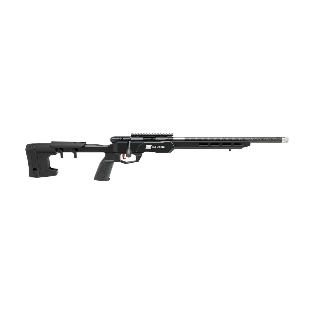 savage arms 70856 b series precision lite full size 17 hmr 10+1 18" carbon fiber heavy barrel, matte black picatinny rail carbon steel receiver, m lok handguard, black mdt chassis aluminum stock, blac Savage Arms 70856 B Series Precision Lite Full Size 17 HMR 10+1 18" Carbon Fiber Heavy Sports South item 139900