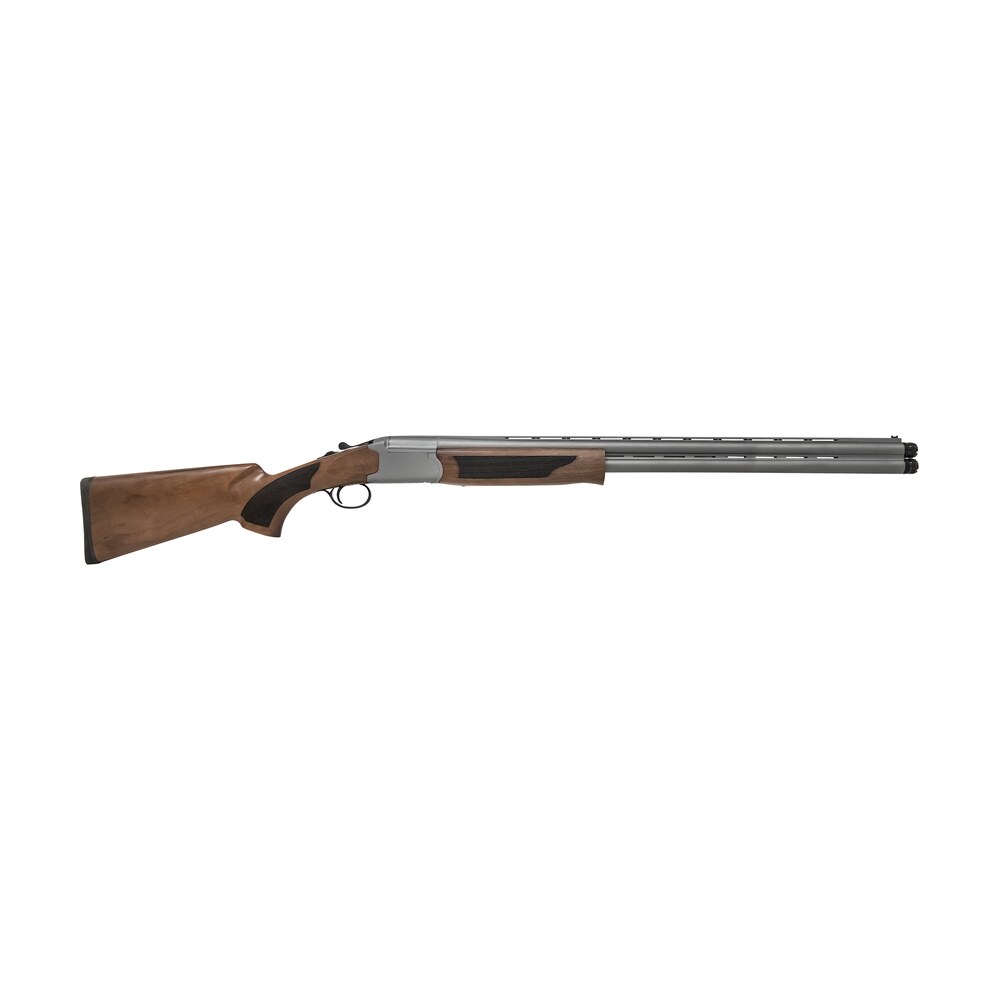 pointer kar1228gry acrius full size 12 gauge break open 3" 2rd 28" black over/under vent rib barrel, gray cerakote steel receiver, fixed turkish walnut stock, ambidextrous Pointer KAR1228GRY Acrius Full Size 12 Gauge Break Open 3" 2rd 28" Black Over/Under Vent Rib Sports South item 139951