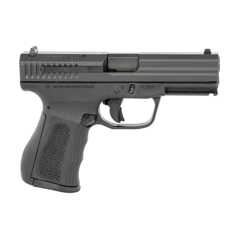 fmk g9c1g2bss 9c1 g2 9mm luger 14+1 4" black stainless steel barrel, black serrated carbon steel slide, black polymer frame w/picatinny rail, black backstrap grip FMK G9C1G2BSS 9C1 G2 9mm Luger 14+1 4" Black Stainless Steel Sports South item 140194