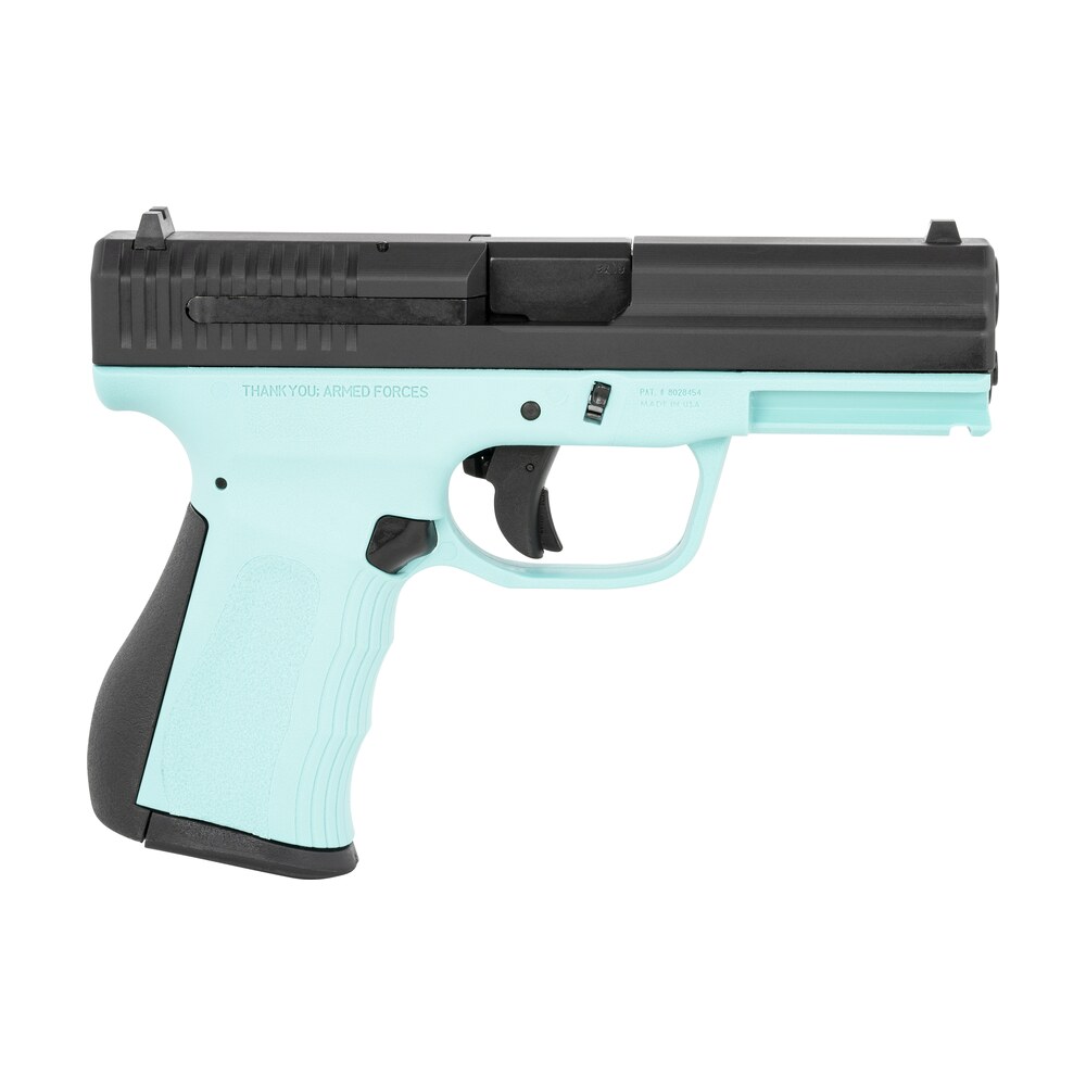 fmk g9c1g2tbss 9c1 g2 9mm luger 14+1 4" black stainless steel barrel, black serrated carbon steel slide, blue jay polymer frame w/picatinny rail, black backstrap grip FMK G9C1G2TBSS 9C1 G2 9mm Luger 14+1 4" Black Stainless Steel Sports South item 140196