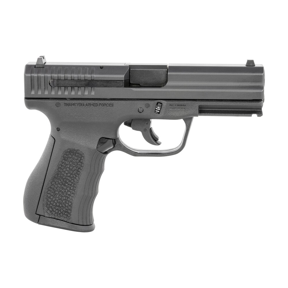 fmk g9c1g2bsscm 9c1 g2 *ca/ma compliant 9mm luger 10+1 4" black stainless steel barrel, black serrated carbon steel slide, black polymer frame w/picatinny rail, black backstrap grip FMK G9C1G2BSSCM 9C1 G2 *CA/MA Compliant 9mm Luger 10+1 4" Black Stainless Steel Sports South item 140197