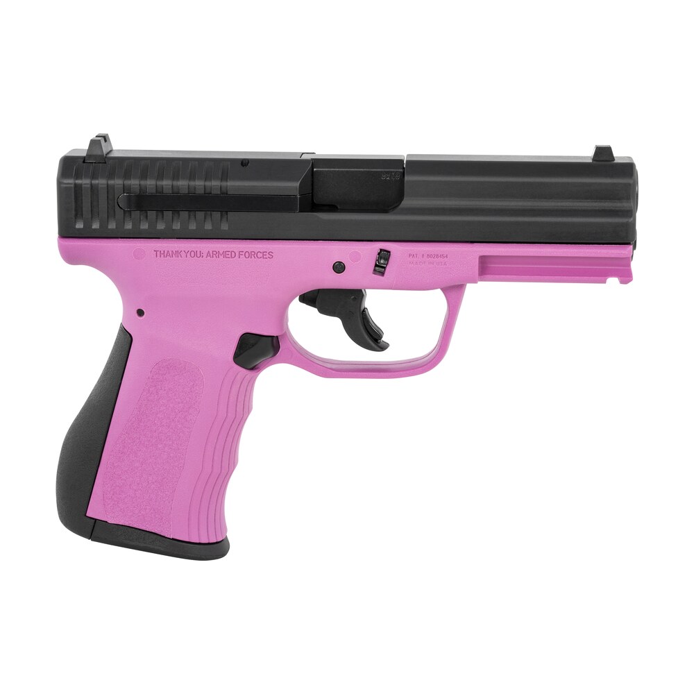 fmk g9c1g2pksscm 9c1 g2 9mm luger 10+1 4" black stainless steel barrel, black serrated carbon steel slide, pink polymer frame w/picatinny rail, black backstrap grip FMK G9C1G2PKSSCM 9C1 G2 9mm Luger 10+1 4" Black Stainless Steel Sports South item 140199