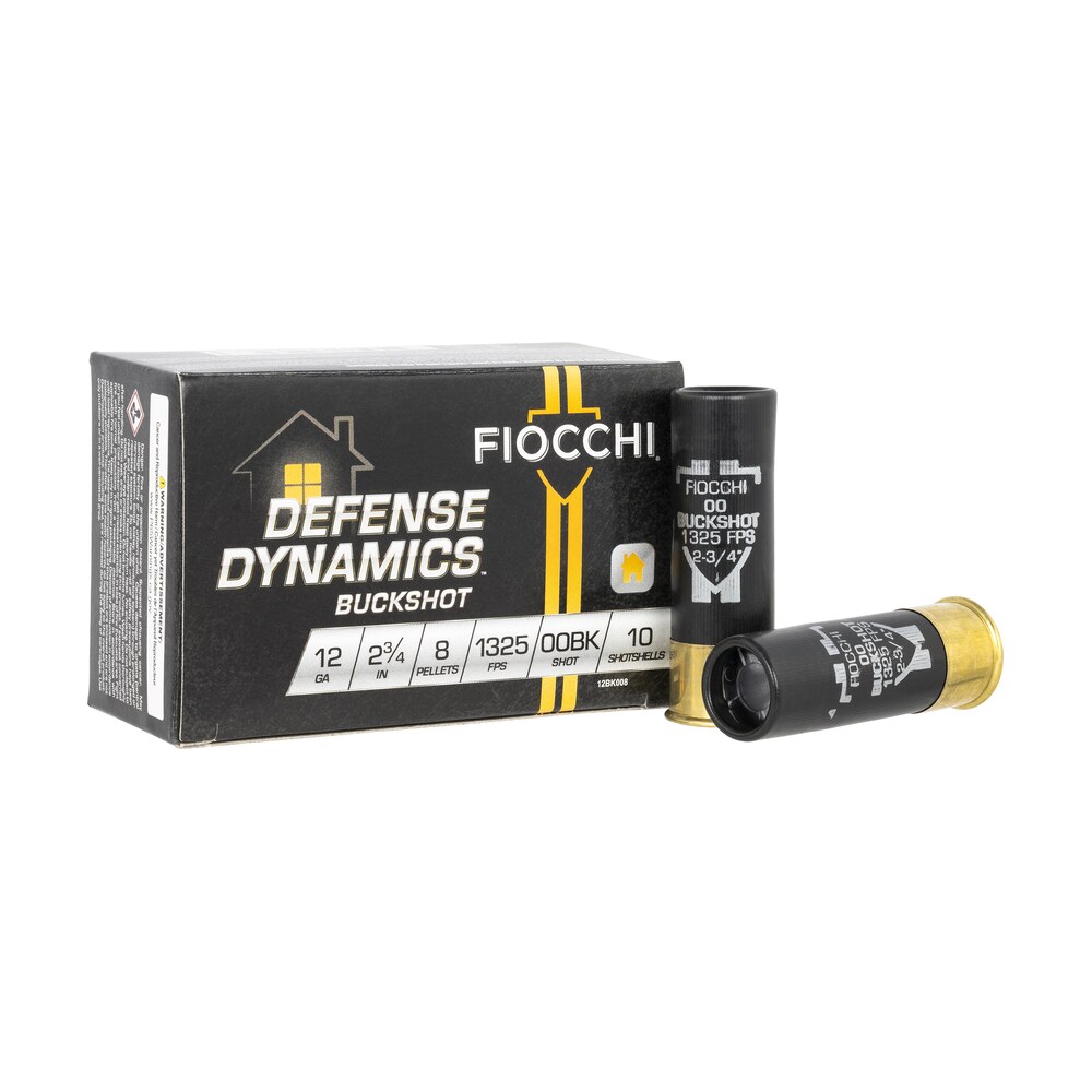 fiocchi 12bk008 defense dynamics 12gauge 2.75" 8pellets 00 buck shot 10 per box/25 case Fiocchi 12BK008 Defense Dynamics 12Gauge 2.75" 8Pellets 00 Buck Shot 10 Per Box/25 Case Sports South item 140324