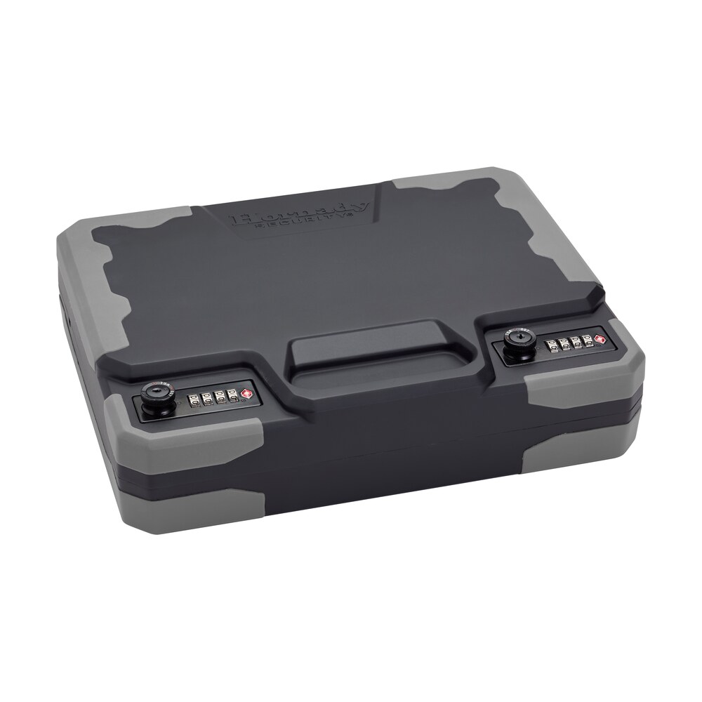 hornady 95260 treklite lock box xxl combination key entry black holds 2 handguns polycarbonate Hornady 95260 TrekLite Lock Box XXL Combination Key Entry Black Holds 2 Handguns Polycarbonate Sports South item 140577