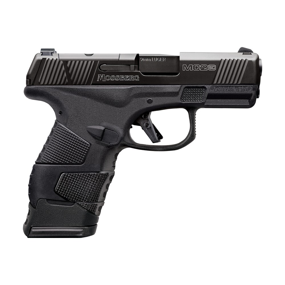 mossberg 89025 mc2sc sub compact 9mm luger 3.40" 14+1,11+1 matte black dlc stainless steel with optics cut aggressive textured black polymer grip (no safety) Mossberg 89025 MC2sc Sub-Compact 9mm Luger 3.40" 14+1,11+1 Matte Black DLC Stainless Steel Sports South item 140726