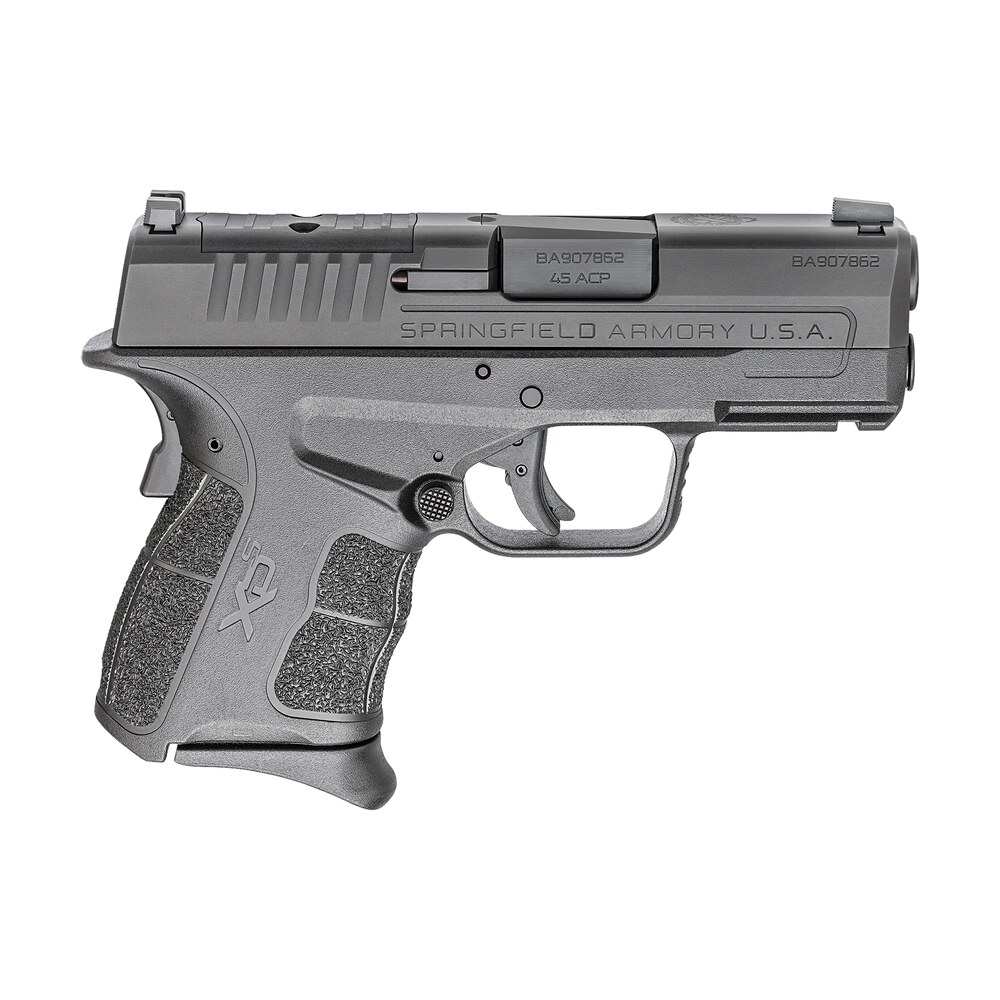 springfield armory xdsg93345bosp xd s mod2 osp 45 acp 5+1 6+1 3.30" black melonite steel barrel & optic ready/serrated slide, black polymer frame w/picatinny rail, black textured polymer grip Springfield Armory XDSG93345BOSP XD-S Mod2 OSP 45 ACP 5+1 6+1 3.30" Black Melonite Steel Barrel Sports South item 140841