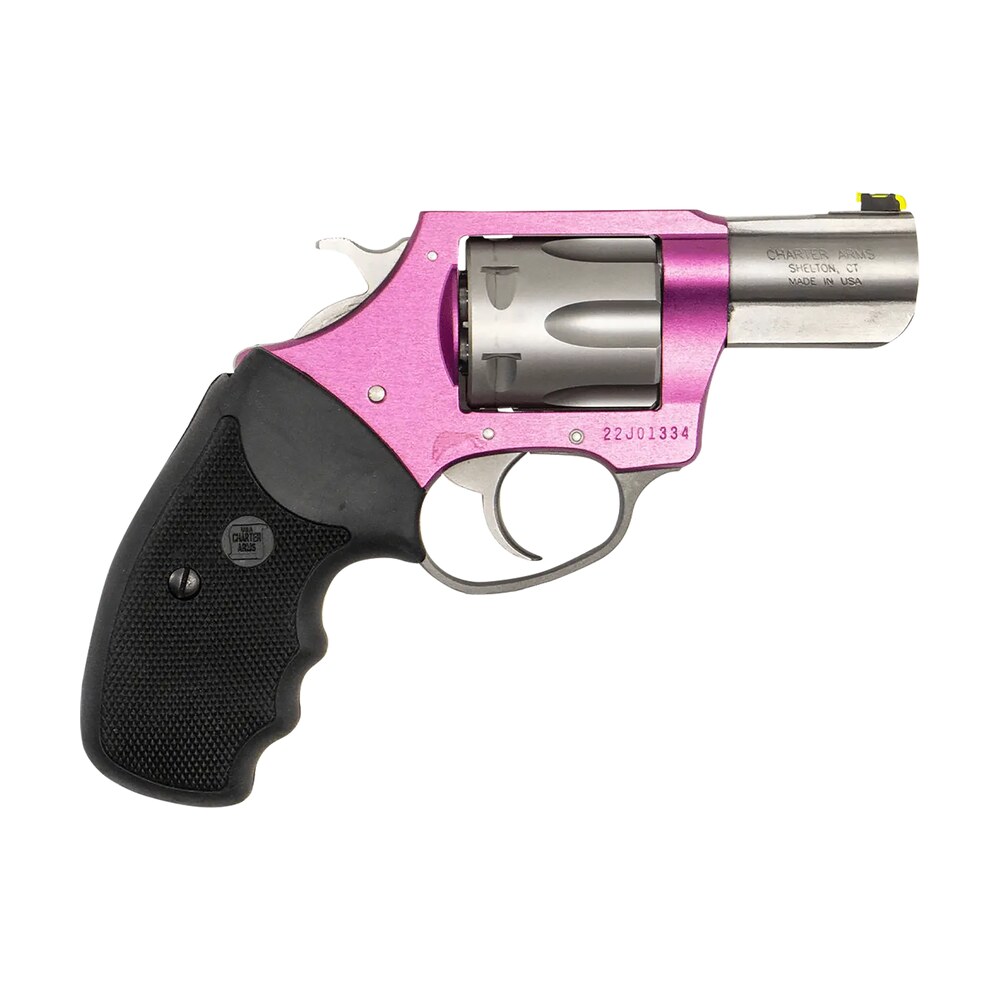 charter arms 53630 ii pink lady ii 38 special 6rd 2.20" matte stainless steel barrel & cylinder, pink aluminum frame, black finger grooved rubber grip, exposed hammer Charter Arms 53630 II Pink Lady II 38 Special 6rd 2.20" Matte Stainless Steel Barrel & Sports South item 140916