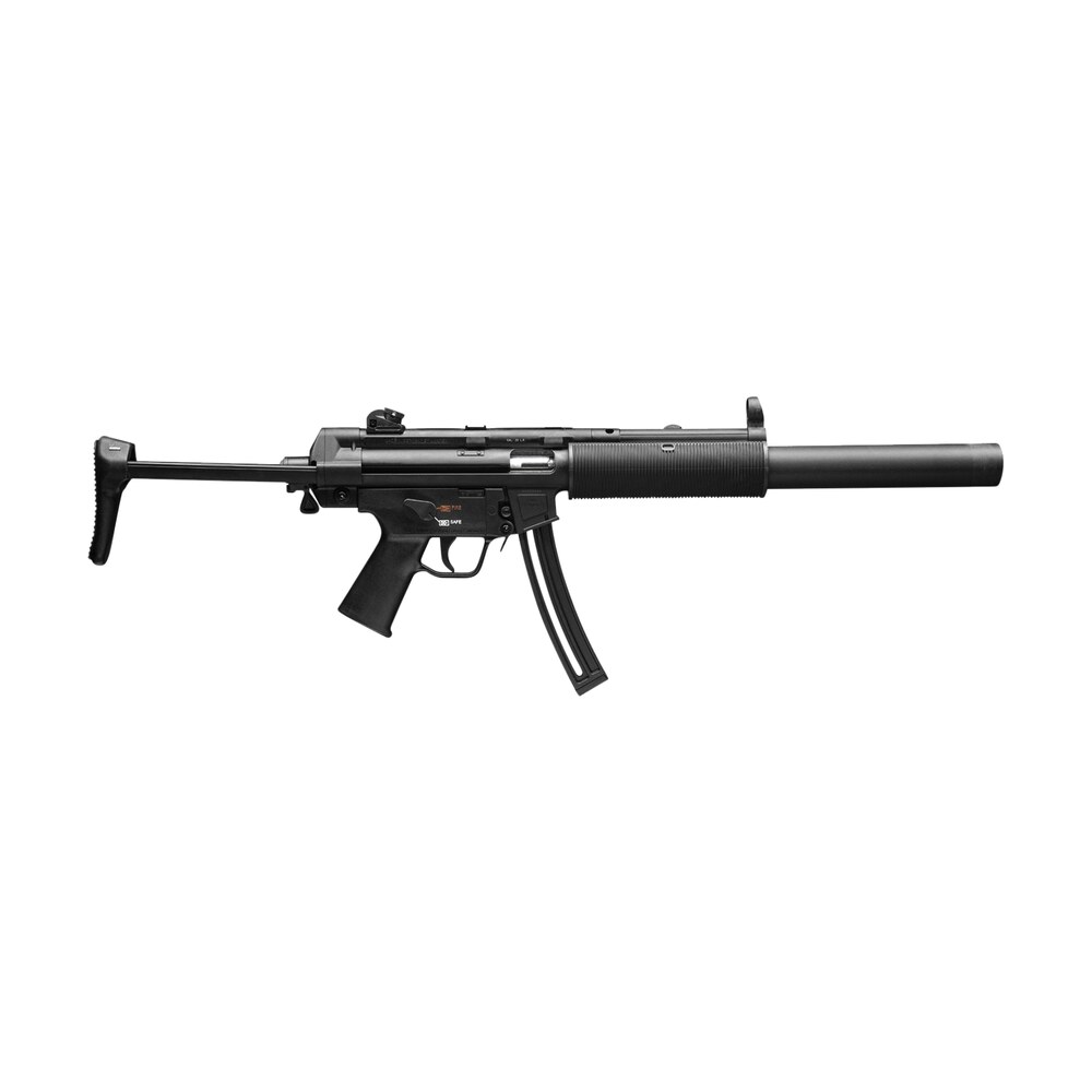 hk 81000468 mp5 full size 22 lr 25+1 16.10" black steel barrel. black retractable black polymer stock & grips HK 81000468 MP5 Full Size 22 LR 25+1 16.10" Black Steel Barrel. Black Retractable Black Polymer Sports South item 140921
