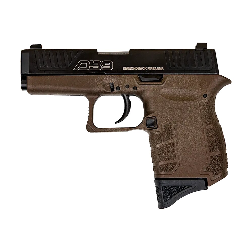 diamondback db0200p071 db9 gen4 micro compact frame 9mm luger 6+1, 3.10" stainless steel barrel, black nitride serrated stainless steel slide, midnight bronze polymer frame & grip Diamondback DB0200P071 DB9 Gen4 Micro-Compact Frame 9mm Luger 6+1, 3.10" Stainless Steel Sports South item 141006