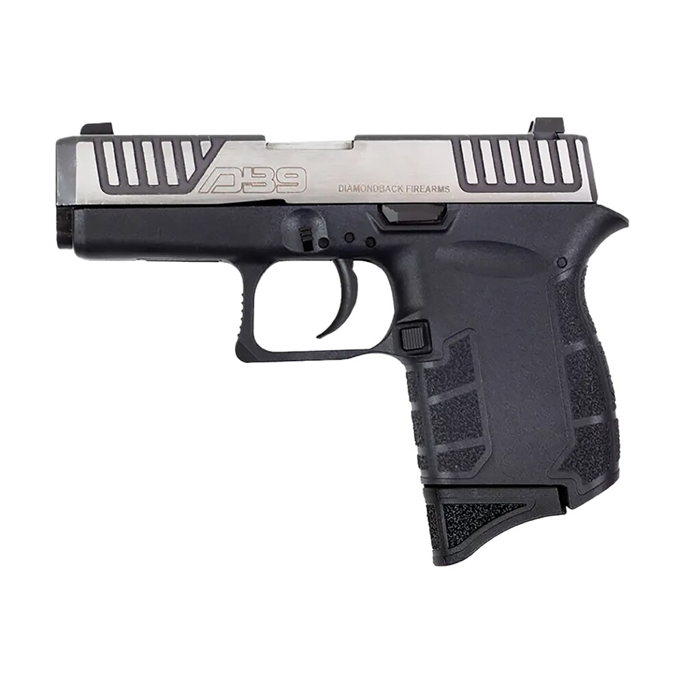 diamondback db0200p031 db9 gen4 micro compact frame 9mm luger 6+1, 3.10" stainless steel barrel & serrated slide, black polymer frame & grip Diamondback DB0200P031 DB9 Gen4 Micro-Compact Frame 9mm Luger 6+1, 3.10" Stainless Steel Barrel Sports South item 141007