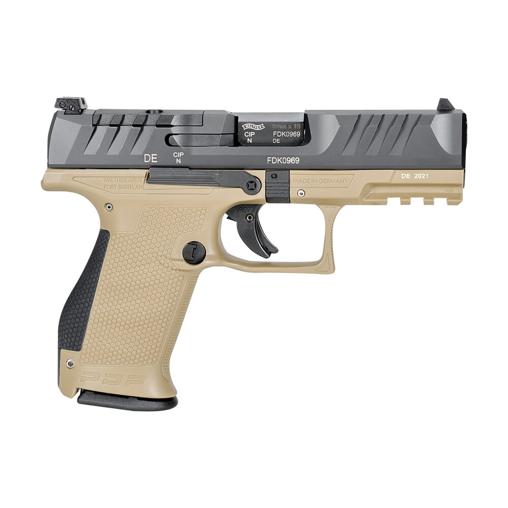 walther arms 2858444 pdp compact optic ready 9mm luger 4" 15+1 black steel slide performance duty textured polymer grip Walther Arms 2858444 PDP Compact Optic Ready 9mm Luger 4" 15+1 Black Steel Slide Performance Sports South item 141066