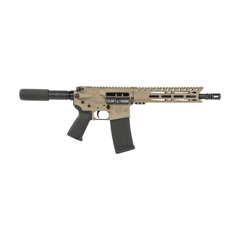 diamondback db1915k061 db15 5.56x45mm nato 30+1 10" black nitride threaded barrel, m lok handguard, flat dark earth aluminum picatinny rail receiver, black buffer tube, black magpul grip, right hand Diamondback DB1915K061 DB15 5.56x45mm NATO 30+1 10" Black Nitride Threaded Sports South item 141157