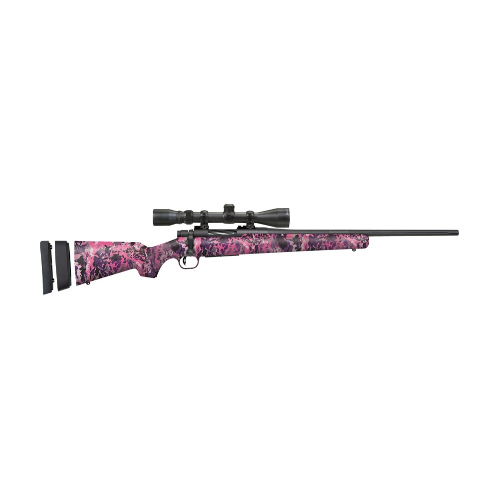 mossberg 28144 patriot super bantam youth 7mm 08 rem 5+1 20" matte blued fluted barrel, matte blued steel receiver, muddy girl wild synthetic stock, right hand includes 3 9x40mm duplex scope Mossberg 28144 Patriot Super Bantam Youth 7mm-08 Rem 5+1 20" Matte Blued Fluted Sports South item 141358
