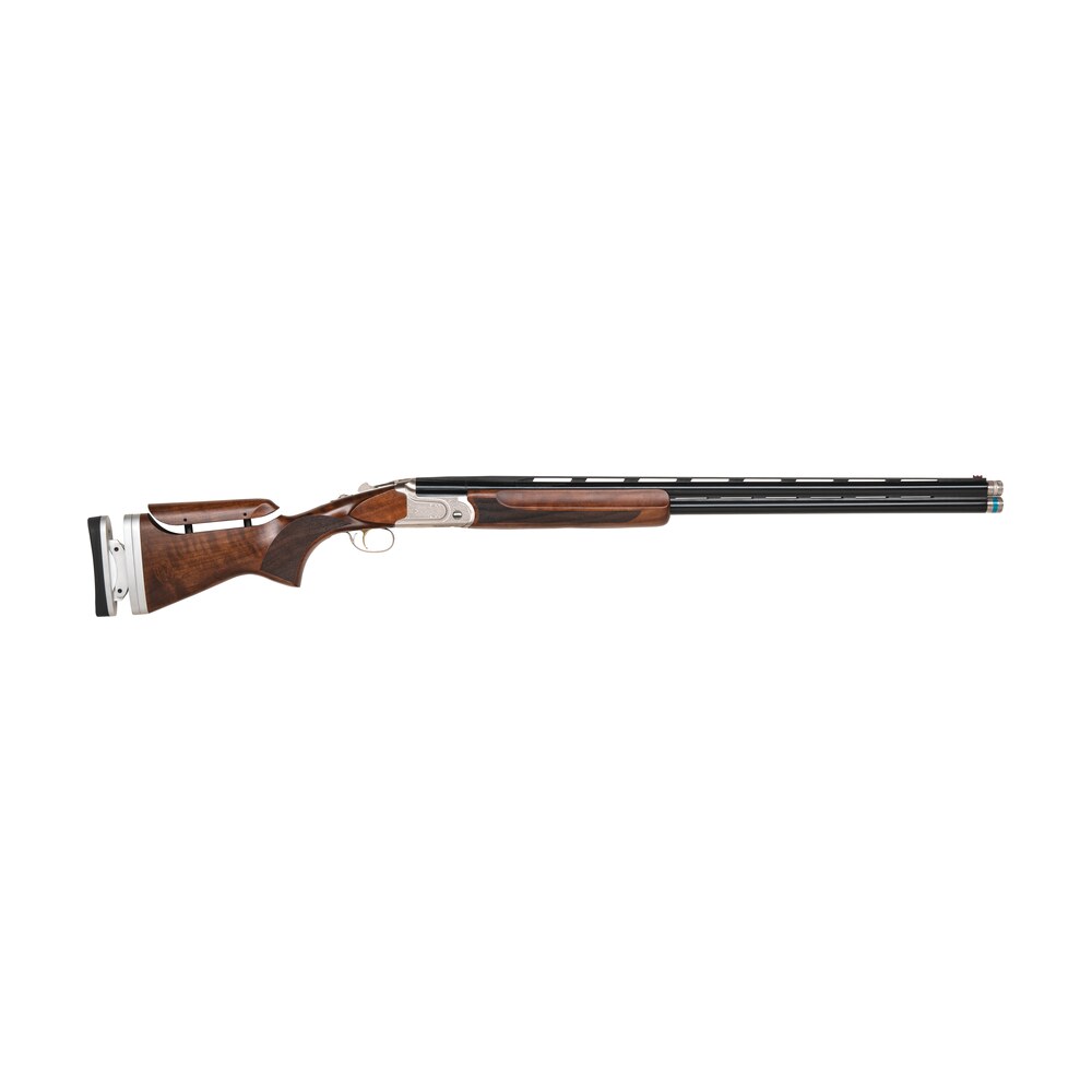 mossberg 75474 gold reserve 12 gauge 30" 2rd 3" polished silver with scroll & inlay engraved rec satin black walnut fixed stock right hand full size includes ext. sport set chokes (5) Mossberg 75474 Gold Reserve 12 Gauge 30" 2rd 3" Polished Silver Sports South item 141367